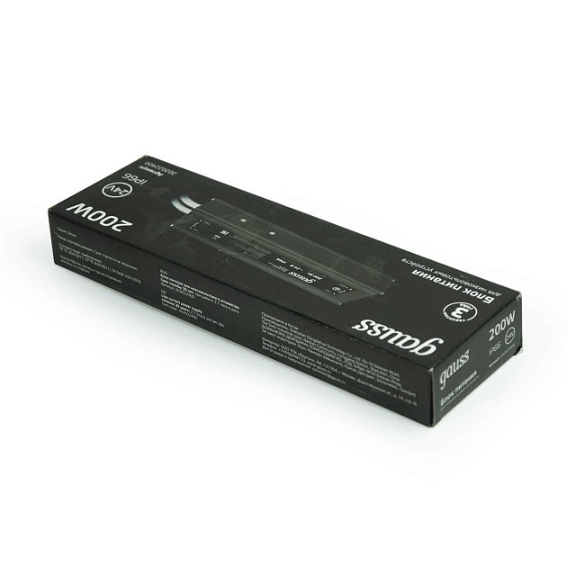 Блок питания Gauss 200W 24V IP66 202022400 Фото № 4