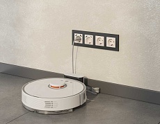 Комплект механизма электрической розетки AMBRELLA VOLT ALFA Бежевый глянец 2USB A+A 18W (быстрая зарядка) с/з QUANT (AP3090, VM155) MA309010 5