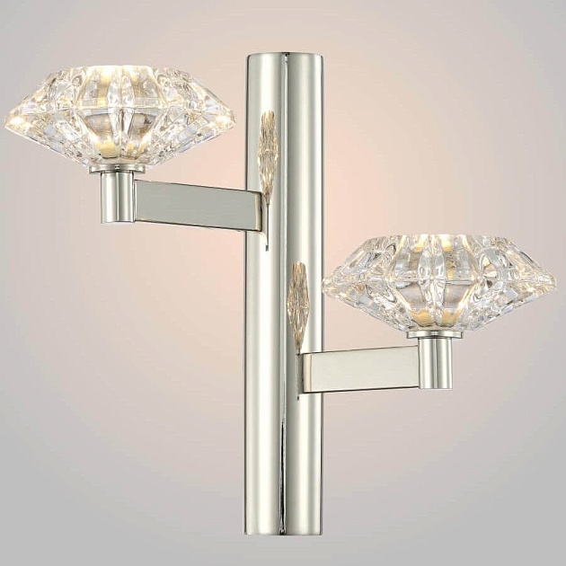 Бра Crystal Lux Rebeca AP2 Nickel Фото № 2