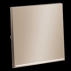 Клавиша для выключателя/переключателя одноклавишного с подсветкой, S70 Metal (платина) Voltum VLSM000210 1