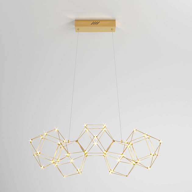 Подвесной светодиодный светильник Eurosvet Uma 90168/5 медь изображение 1 Подвесной светодиодный светильник Eurosvet Uma 90168/5 медь Фото № 1