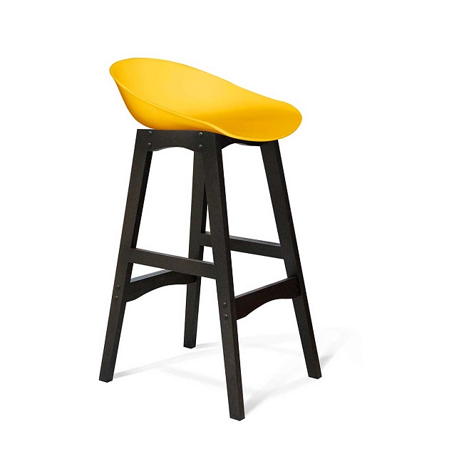 Барный стул Sheffilton SHT-ST19/S65 желтый/венге 2734992501 Фото № 1