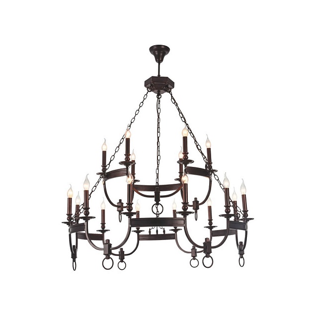 Подвесная люстра Crystal Lux Suerte Brown SP12+6 Фото № 1