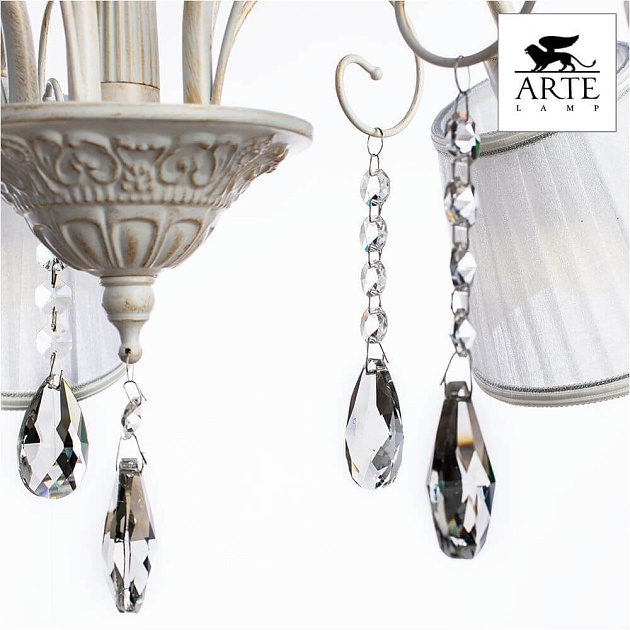 Потолочная люстра Arte Lamp Alexia A9515PL-5WG изображение 3 Потолочная люстра Arte Lamp Alexia A9515PL-5WG Фото № 3