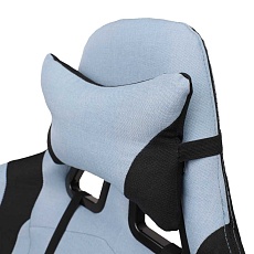 Игровое кресло AksHome Savage голубой + черный, ткань 83773 4