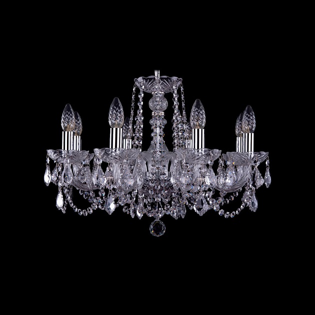 Подвесная люстра Bohemia Ivele 1402/8/195 Ni Leafs Фото № 1