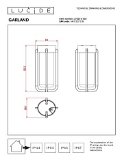 Уличный светильник Lucide Garland 27821/01/30 1