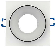 Светильник встраиваемый декоративный ЭРА DK96 WH под лампу MR16 GU5.3 белый Б0055593 1