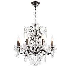 Подвесная люстра Crystal Lux Odelis SP8 Brown 3