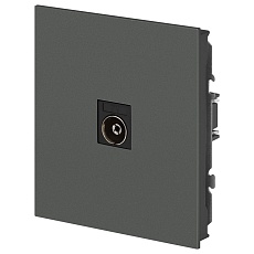 Розетка ЭРА Arktik 16-3101-06 TV одиночная графит Б0070469 3