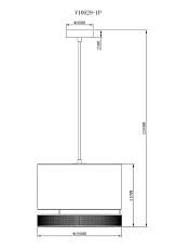 Подвесной светильник Moderli Gela V10629-1P 1