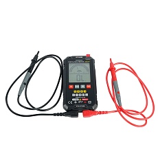 Мультиметр цифровой, 4000 отсчетов, 2 батареи тип ААА 1,5В, автоматический, черный MTM HT125B 49995 2