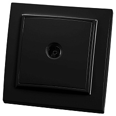 ТВ-розетка Stekker Эрна черный PST00-9008-03 39476