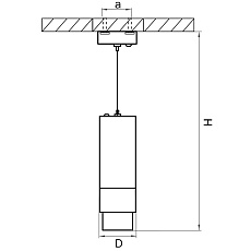 Подвесной светодиодный светильник Lightstar Fuoco 130047 1