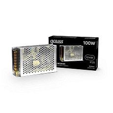 Блок питания Gauss Led Strip PS 12V 100W IP20 10A 202003100 1