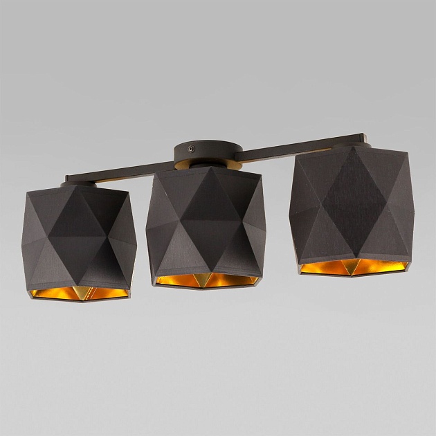 Потолочная люстра TK Lighting 1041 Siro Black Gold изображение 1 Потолочная люстра TK Lighting 1041 Siro Black Gold Фото № 1