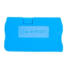 Торцевая заглушка для ЗНИ LD572 2,5 мм² (JXB PT2,5), синий LD581-1-25 49266 2