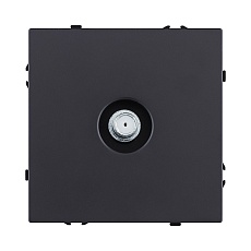 Розетка TV, черный матовый Kollinger Eclipse EC-020BK