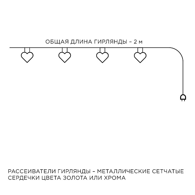 Гирлянда светодиодная Apeyron сердце 15-61 изображение 6 Гирлянда светодиодная Apeyron сердце 15-61 Фото № 6