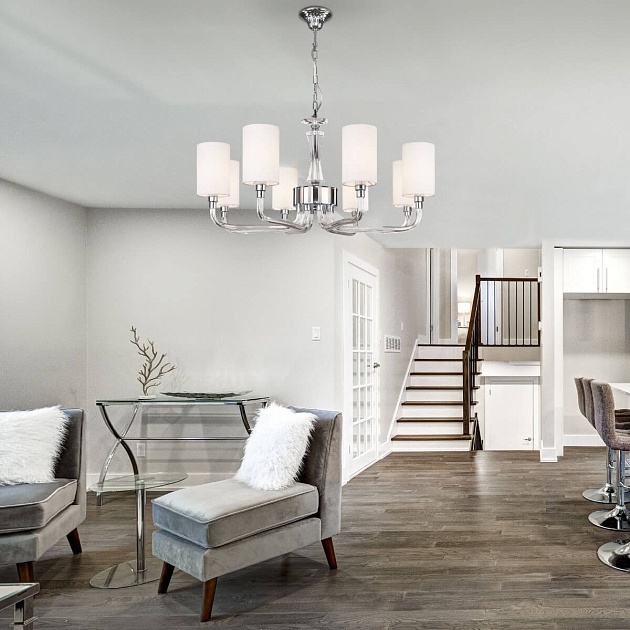 Подвесная люстра Eurosvet Catania 60120/8 хром Smart Фото № 3