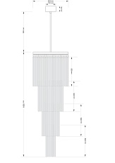 Подвесной светильник KUTEK FILAGO FIL-ZW-13(P)600/500 2