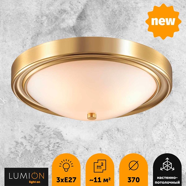 Настенно-потолочный светильник Lumion Vintage Nina 5259/3C Фото № 4