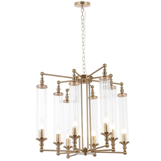 Подвесная люстра Crystal Lux Tomas SP8 D650 Brass Фото № 4