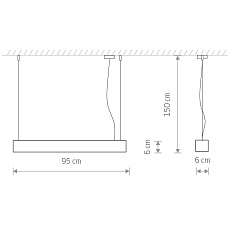 Подвесной светильник Nowodvorski Soft Led 90x6 7535 1