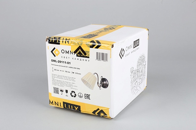 Бра Omnilux Leonessa OML-29111-01 изображение 7 Бра Omnilux Leonessa OML-29111-01 Фото № 7