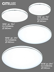 Потолочный светодиодный светильник Citilux Лаконика CL725900G 3