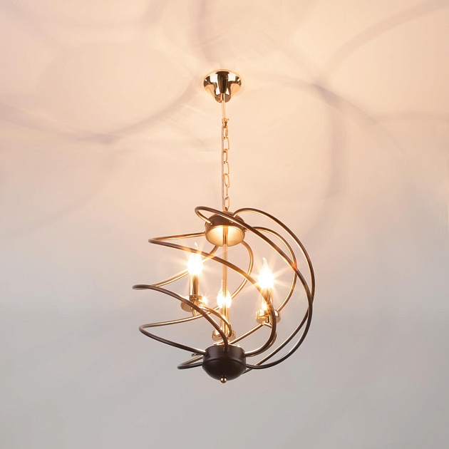 Подвесная люстра Eurosvet Sorrel 60105/3 черный изображение 4 Подвесная люстра Eurosvet Sorrel 60105/3 черный Фото № 4