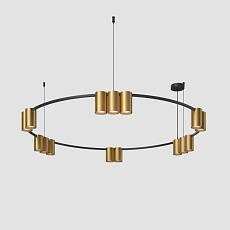 Подвесная люстра Denkirs Orbit DK4067-BK+SG 1
