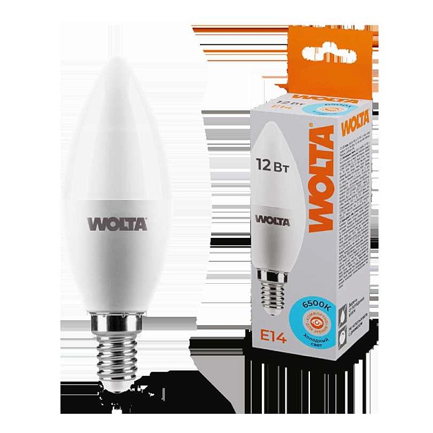 Светодиодная лампа WOLTA 25WC12E14 изображение 1 Светодиодная лампа WOLTA 25WC12E14 Фото № 1