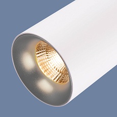 Подвесной светодиодный светильник Elektrostandard DLS021 9+4W 4200К белый матовый/серебро a045502 1