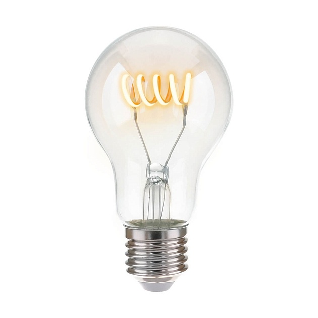 Лампа светодиодная филаментная Elektrostandard E27 6W 4200K прозрачная a048303 фото 