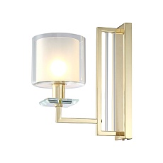 Бра Crystal Lux Nicolas AP1 Gold/White 3