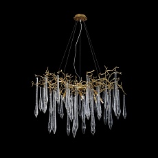 Подвесная люстра Crystal Lux Reina SP8 D1000 Gold Pearl 2