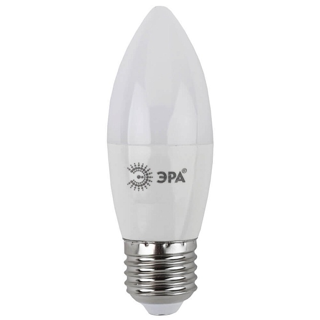 Лампа светодиодная ЭРА E27 9W 6000K матовая LED B35-9W-860-E27 Б0031410 фото 