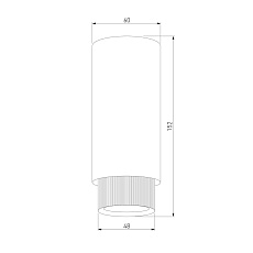 Потолочный светильник Elektrostandard Nubis 25012/01 GU10 черный/золото a064788 1