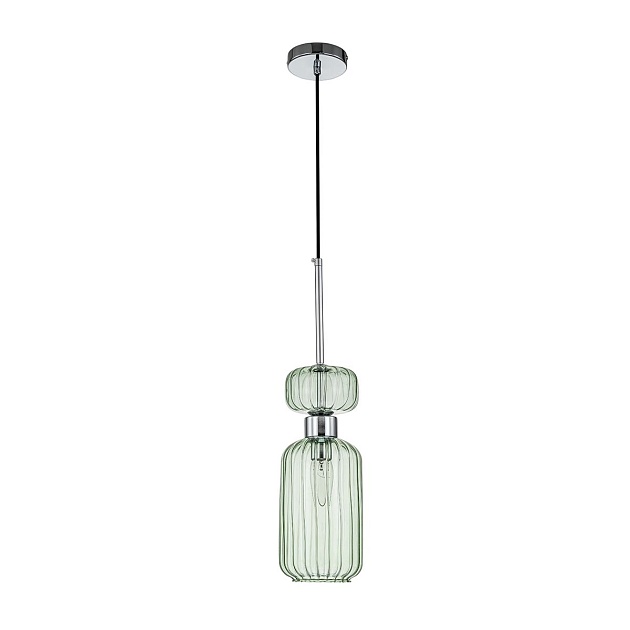 Подвесной светильник Escada Gloss 1141/1S Chrome/Green Фото № 1