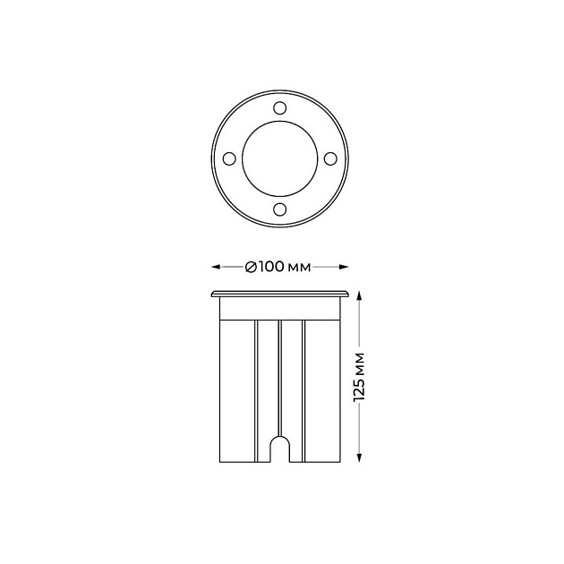 Грунтовый светильник Italline IT8308 Фото № 2