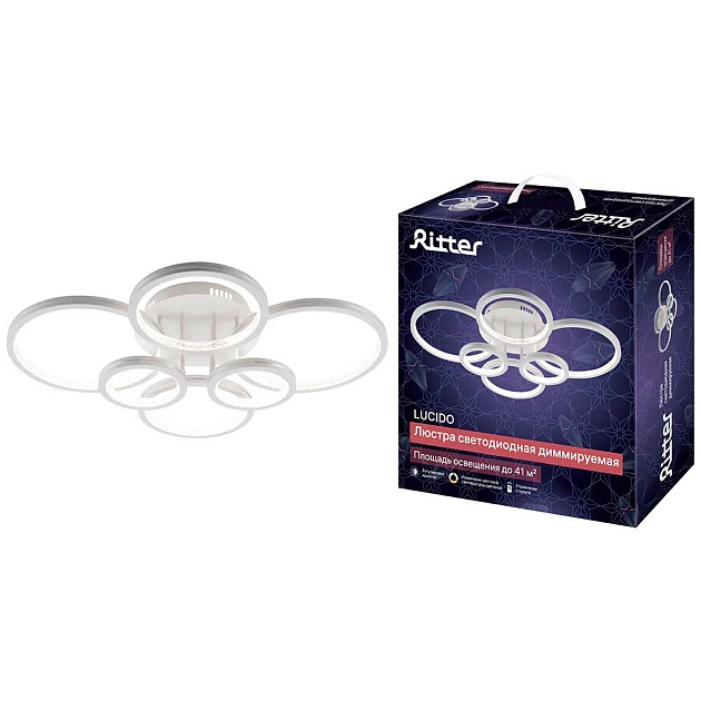 Потолочная люстра Ritter LUCIDO 51648 8 изображение 1 Потолочная люстра Ritter LUCIDO 51648 8 Фото № 1