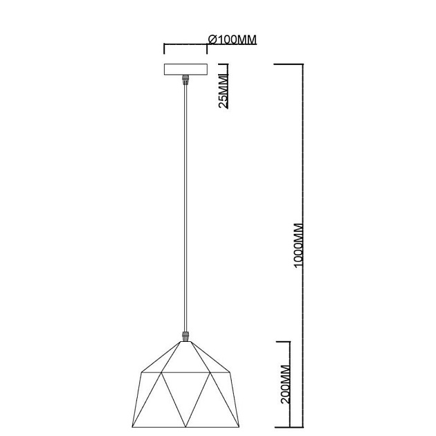 Подвесной светильник MyFar Brigitte MR1400-1P изображение 4 Подвесной светильник MyFar Brigitte MR1400-1P Фото № 4