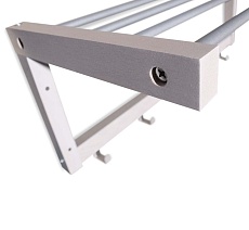 Настенная вешалка Sheffilton Альберо SHT-WH4 беленый/алюм.мет 5166216001 4