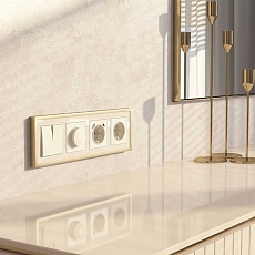 Рамка Werkel 4 поста Baguette W0042851 4690389193316 2