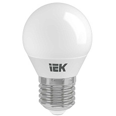 Лампа светодиодная IEK E27 5W 4000K матовая LLE-G45-5-230-40-E27 2