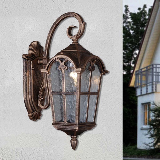 Уличный светильник Reluce 08306-9.2-001U BKG изображение 3 Уличный светильник Reluce 08306-9.2-001U BKG Фото № 3