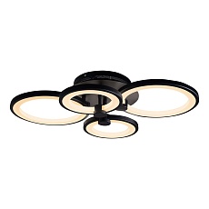 Потолочная светодиодная люстра iLedex Ring A001/4 MBK 4