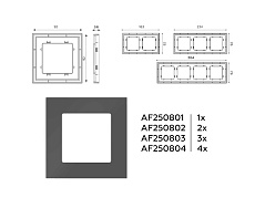 Рамка AMBRELLA VOLT AF250803 1