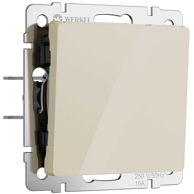 Выключатель Werkel айвори акрил W1110043 4690389196980 Фото № 1
